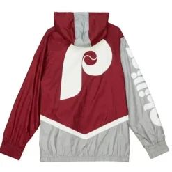 Mitchell & Ness Jackets & Outerwear-Undeniable Full Zip Windbreaker Philadelphia Phillies
