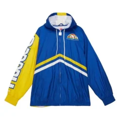 Mitchell & Ness Jackets & Outerwear-Undeniable Full Zip Windbreaker Denver Nuggets