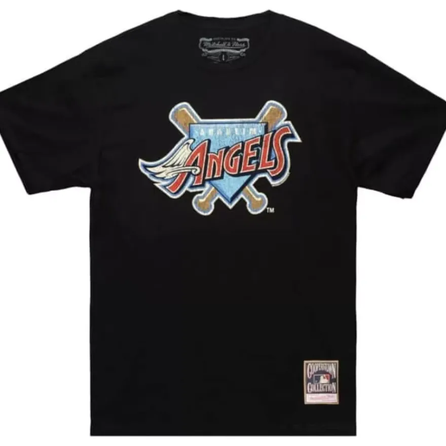 Mitchell & Ness T-Shirts & Tops-Under The Lights Tee Anaheim Angels