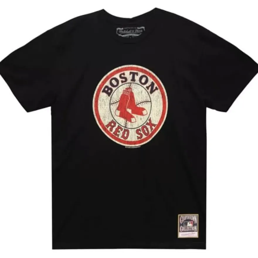 Mitchell & Ness T-Shirts & Tops-Under The Lights Tee Boston Red Sox