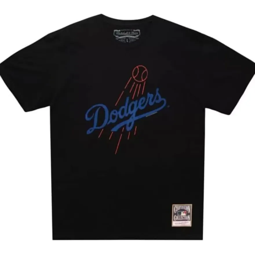 Mitchell & Ness T-Shirts & Tops-Under The Lights Tee Los Angeles Dodgers