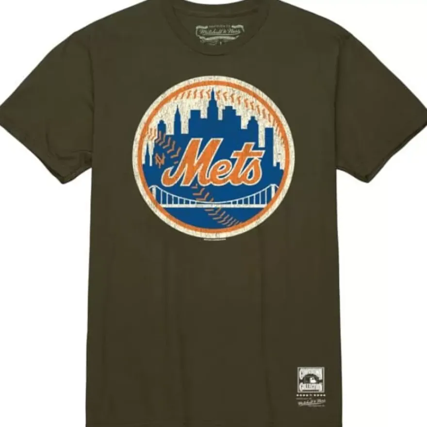 Mitchell & Ness T-Shirts & Tops-Under The Lights Tee New York Mets