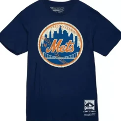 Mitchell & Ness T-Shirts & Tops-Under The Lights Tee New York Mets
