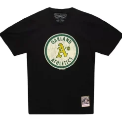 Mitchell & Ness T-Shirts & Tops-Under The Lights Tee Oakland Athletics