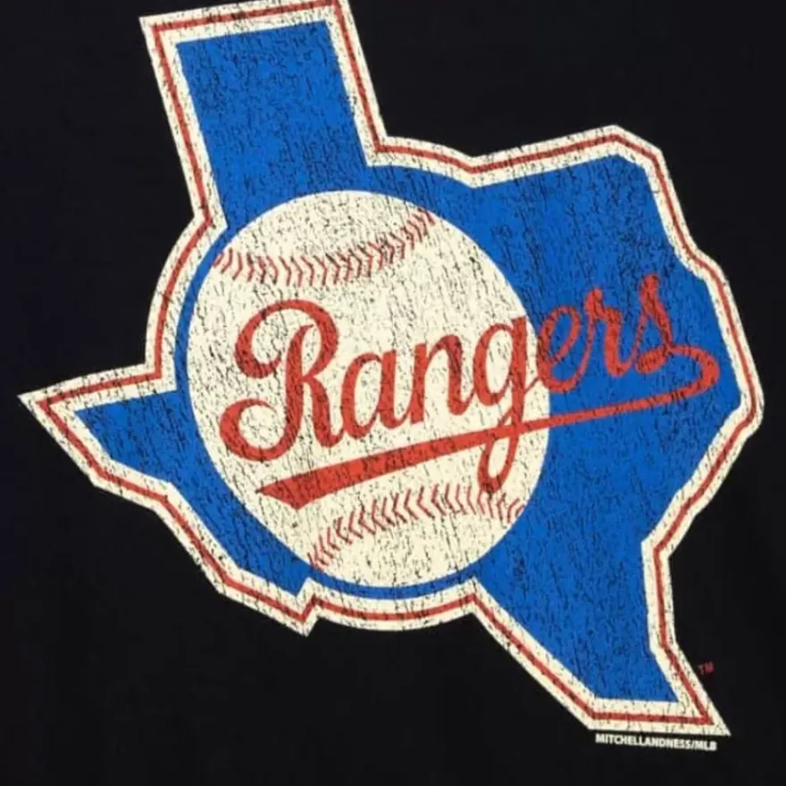 Mitchell & Ness T-Shirts & Tops-Under The Lights Tee Texas Rangers