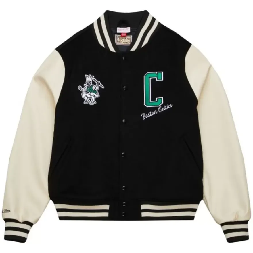 Mitchell & Ness Jackets & Outerwear-Unisex Varsity Jacket Boston Celtics