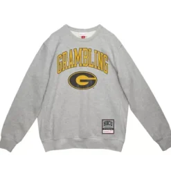 Mitchell & Ness T-Shirts & Tops-University Arch Logo Ls Tee Grambling State University