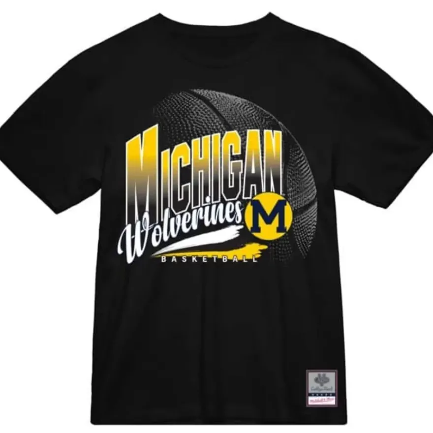 Mitchell & Ness T-Shirts & Tops-University Of Michigan Madness Victory Road Tee