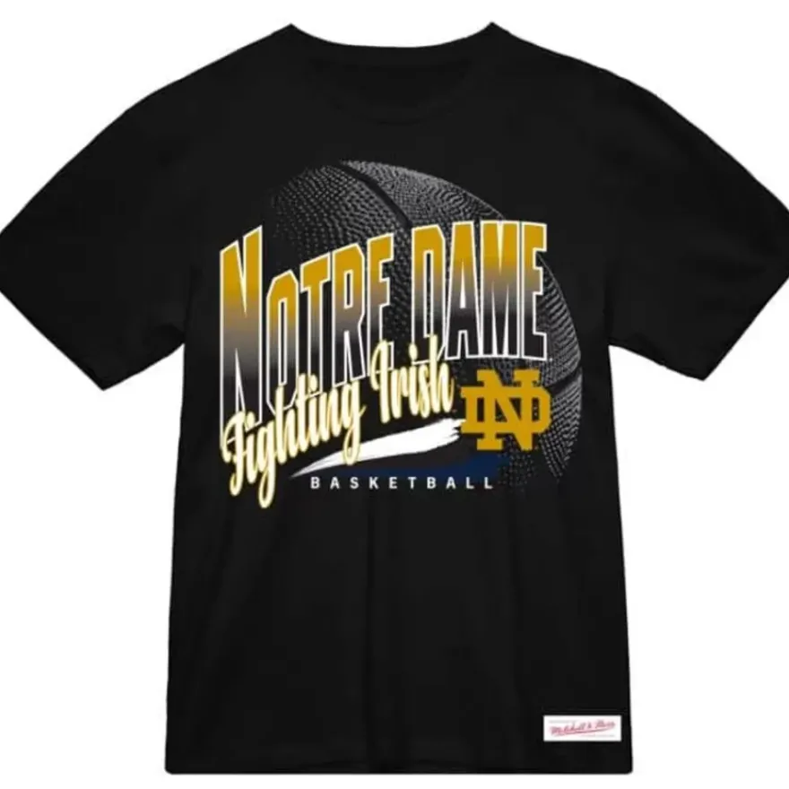 Mitchell & Ness T-Shirts & Tops-University Of Notre Dame Madness Victory Road Tee