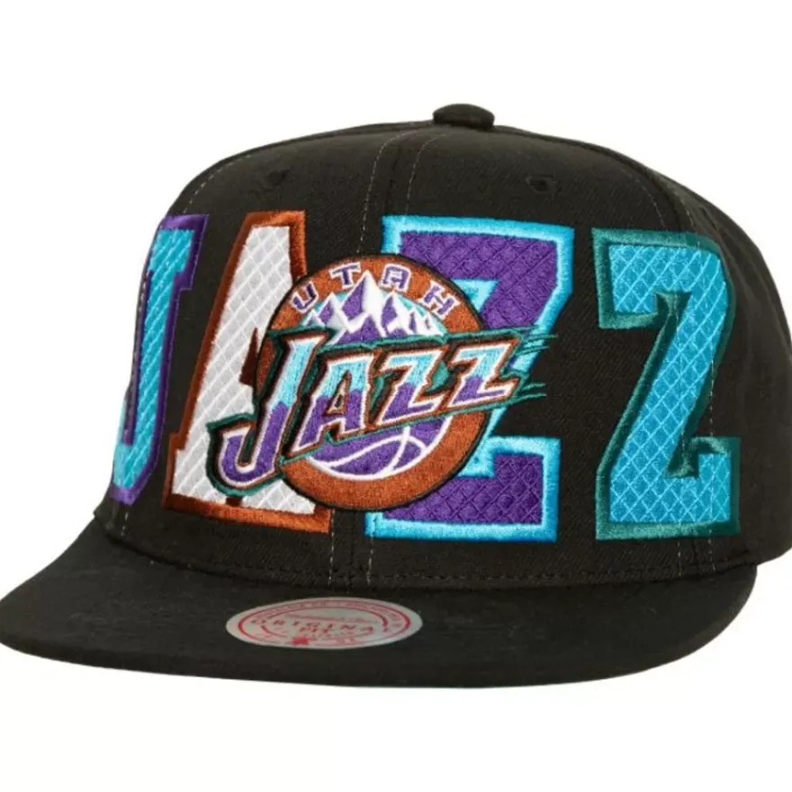 Mitchell & Ness Snapback-Varsity Bust Snapback Hwc Utah Jazz