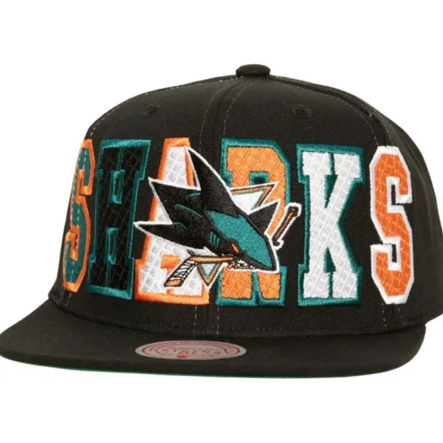 Mitchell & Ness Snapback-Varsity Bust Snapback San Jose Sharks