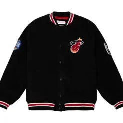 Mitchell & Ness Jackets & Outerwear-Varsity Jacket Miami Heat