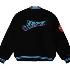 Mitchell & Ness Jackets & Outerwear-Varsity Jacket Utah Jazz
