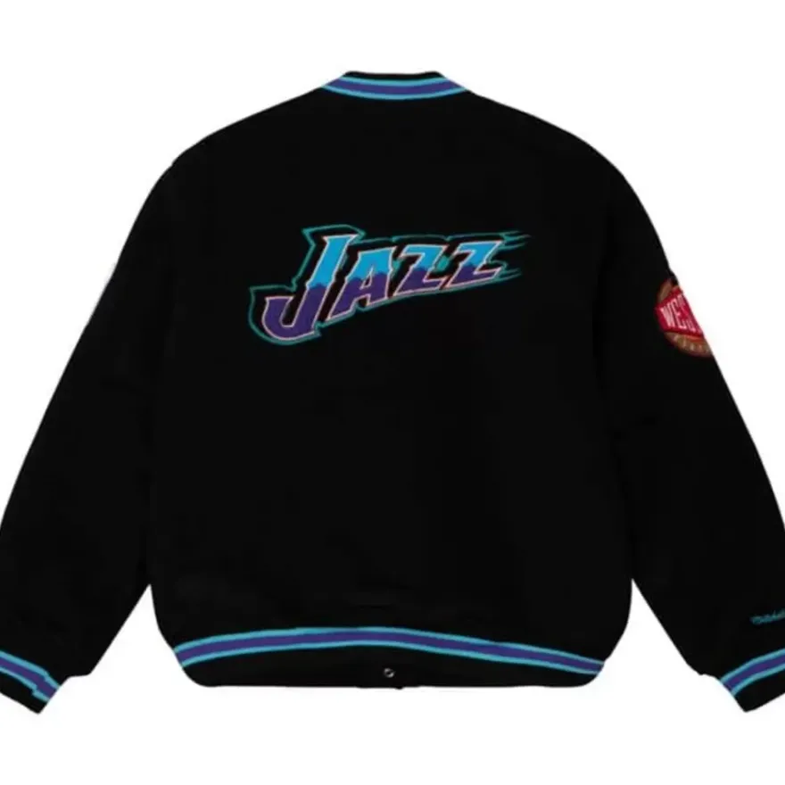 Mitchell & Ness Jackets & Outerwear-Varsity Jacket Utah Jazz