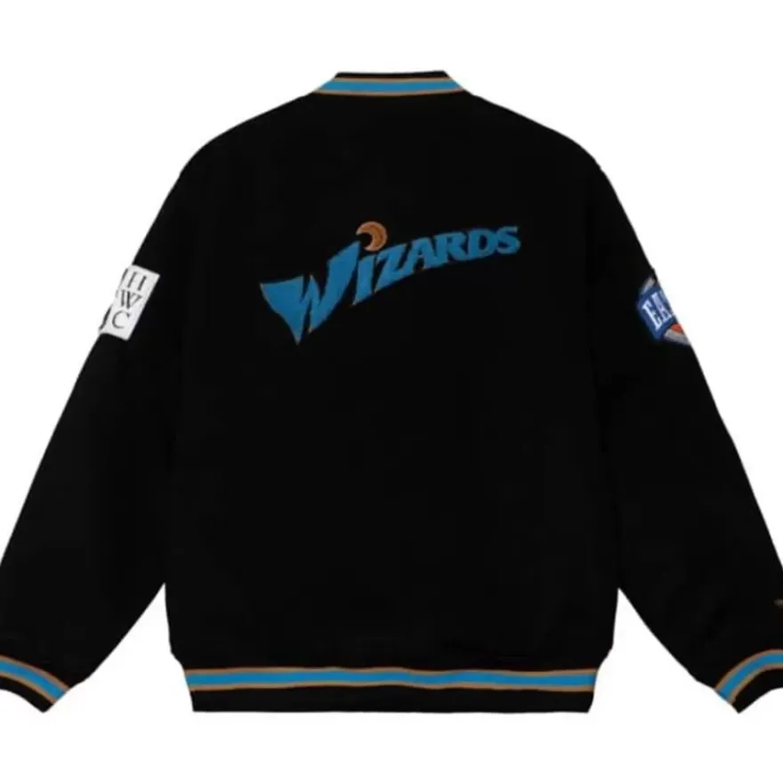 Mitchell & Ness Jackets & Outerwear-Varsity Jacket Washington Wizards