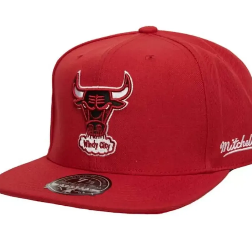 Mitchell & Ness Fitted-Velour Under Fitted Hwc Chicago Bulls