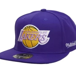 Mitchell & Ness Fitted-Velour Under Fitted Hwc Los Angeles Lakers