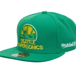 Mitchell & Ness Fitted-Velour Under Fitted Hwc Seattle Supersonics