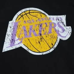 Mitchell & Ness Hoodies & Sweatshirts-Vintage Big Logo Crew Los Angeles Lakers