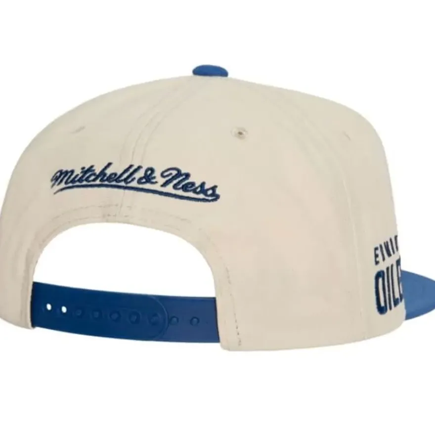 Mitchell & Ness Snapback-Vintage Cream Snapback Edmonton Oilers