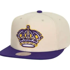 Mitchell & Ness Snapback-Vintage Cream Snapback Los Angeles Kings
