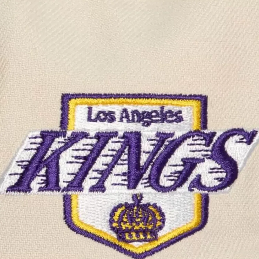 Mitchell & Ness Snapback-Vintage Cream Snapback Los Angeles Kings