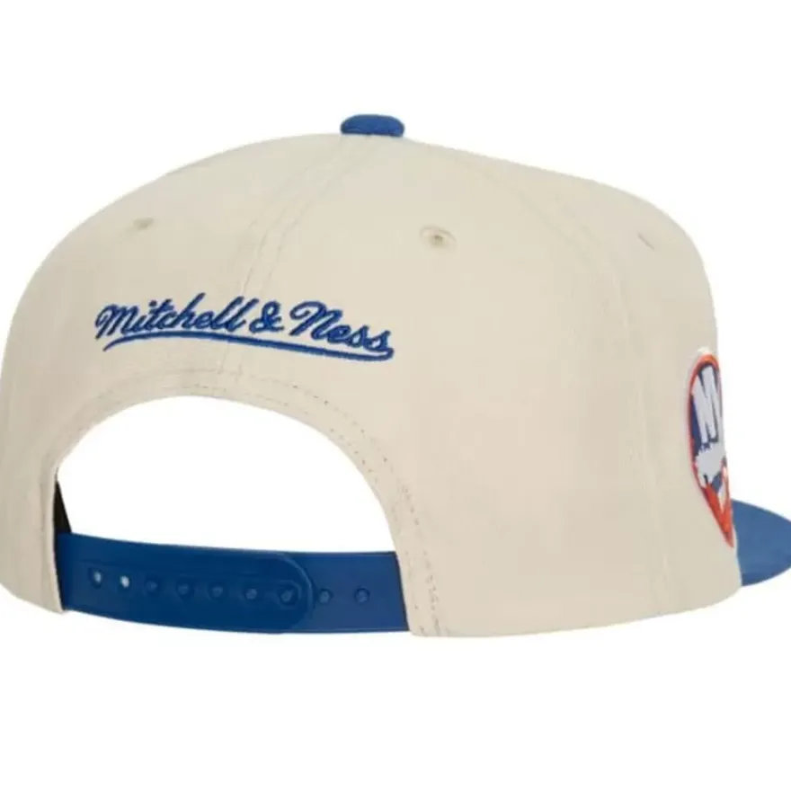Mitchell & Ness Snapback-Vintage Cream Snapback New York Islanders