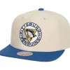 Mitchell & Ness Snapback-Vintage Cream Snapback Pittsburgh Penguins