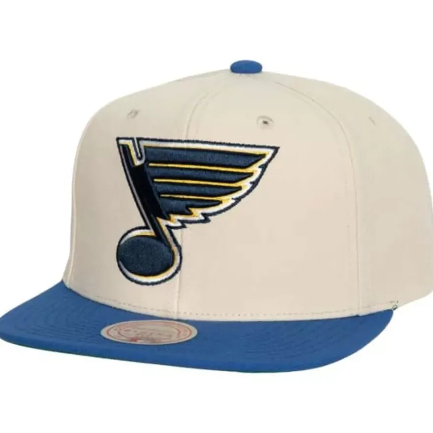 Mitchell & Ness Snapback-Vintage Cream Snapback St. Louis Blues