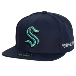 Mitchell & Ness Fitted-Vintage Fitted Seattle Kraken