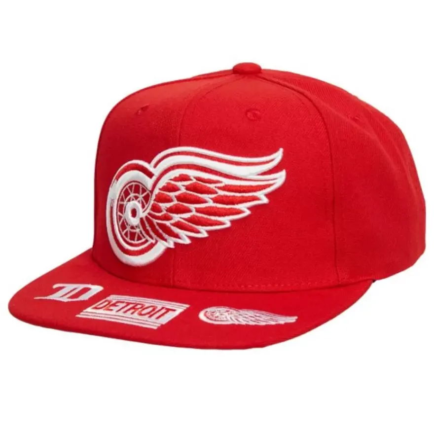 Mitchell & Ness Snapback-Vintage Hat Trick Snapback Detroit Red Wings