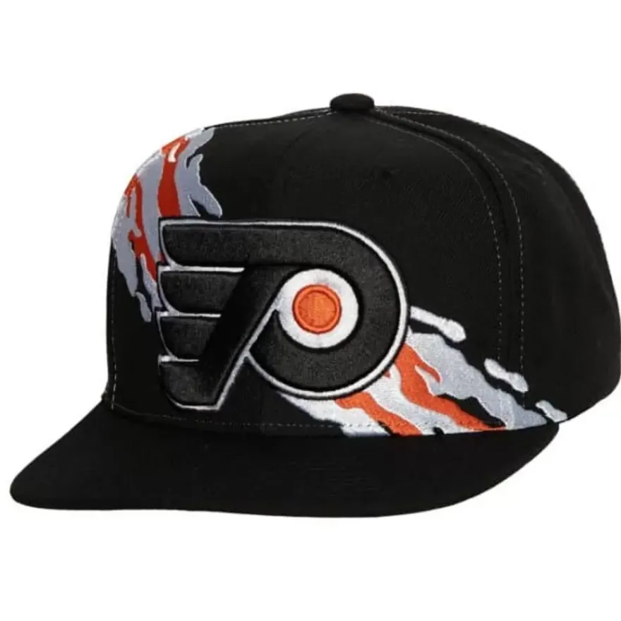 Mitchell & Ness Snapback-Vintage Paintbrush Snapback Philadelphia Flyers