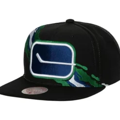 Mitchell & Ness Snapback-Vintage Paintbrush Snapback Vancouver Canucks