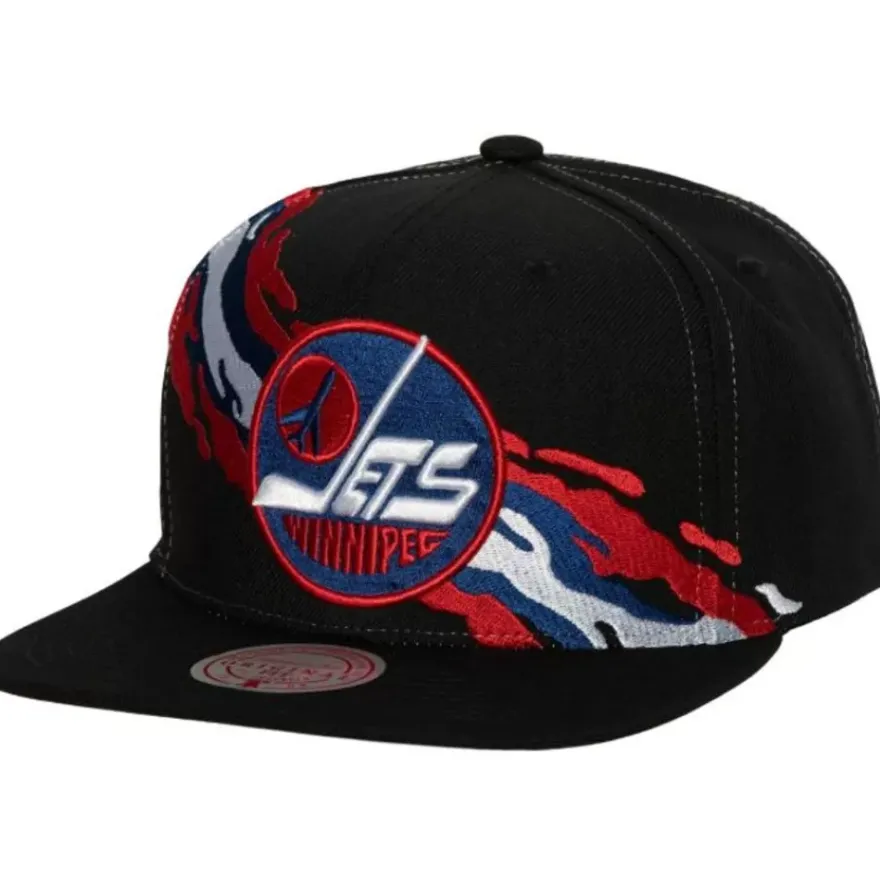 Mitchell & Ness Snapback-Vintage Paintbrush Snapback Winnipeg Jets