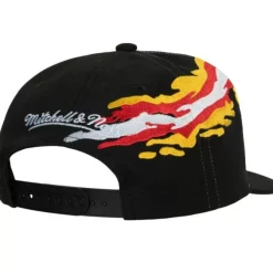 Mitchell & Ness Snapback-Vintage Paintbrush Snapback Calgary Flames