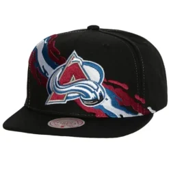 Mitchell & Ness Snapback-Vintage Paintbrush Snapback Colorado Avalanche