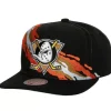 Mitchell & Ness Snapback-Vintage Paintbrush Snapback Anaheim Ducks