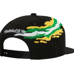 Mitchell & Ness Snapback-Vintage Paintbrush Snapback Minnesota North Stars