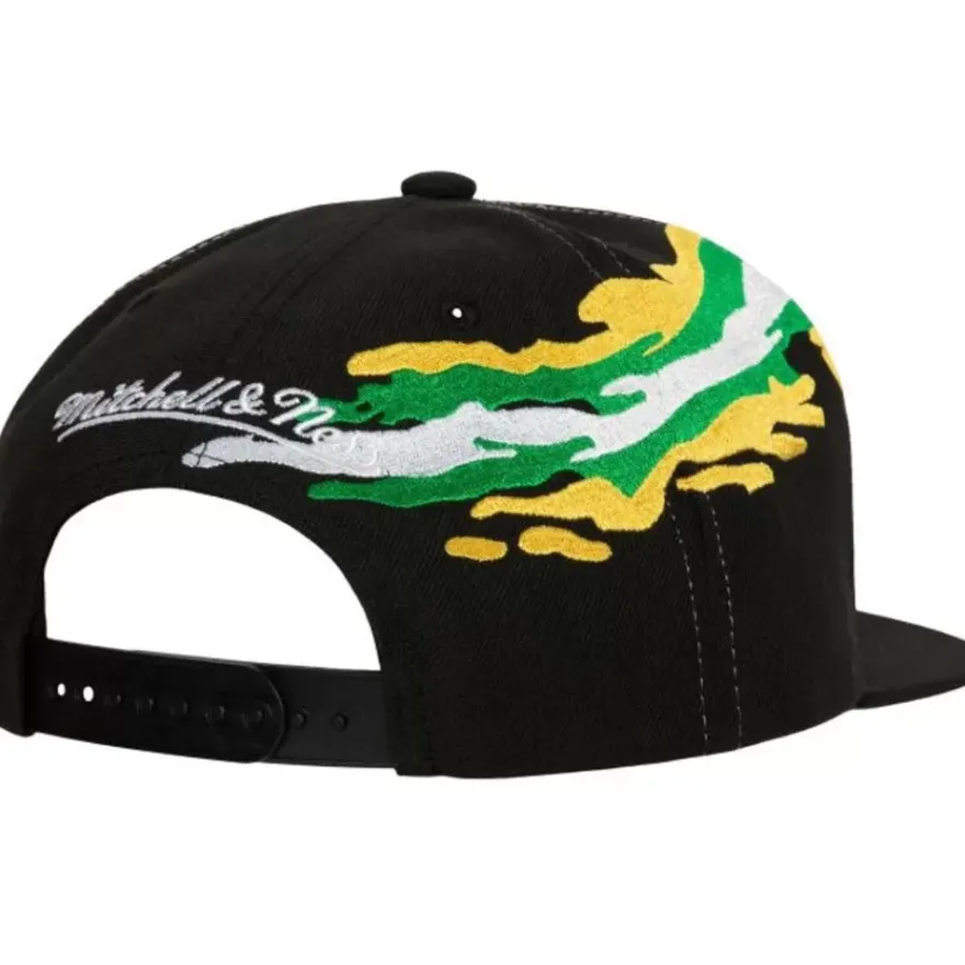 Mitchell & Ness Snapback-Vintage Paintbrush Snapback Minnesota North Stars