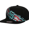 Mitchell & Ness Snapback-Vintage Paintbrush Snapback Seattle Kraken