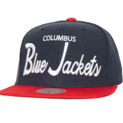 Mitchell & Ness Snapback-Vintage Script Snapback Columbus Blue Jackets