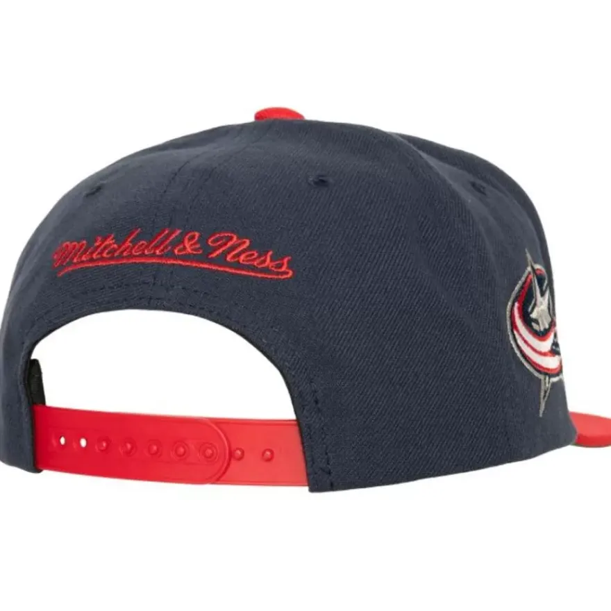 Mitchell & Ness Snapback-Vintage Script Snapback Columbus Blue Jackets