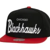 Mitchell & Ness Snapback-Vintage Script Snapback Chicago Blackhawks
