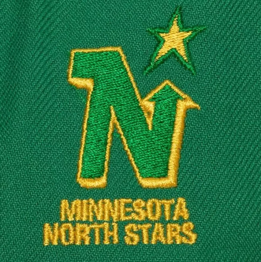 Mitchell & Ness Snapback-Vintage Script Snapback Minnesota North Stars
