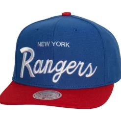 Mitchell & Ness Snapback-Vintage Script Snapback New York Rangers