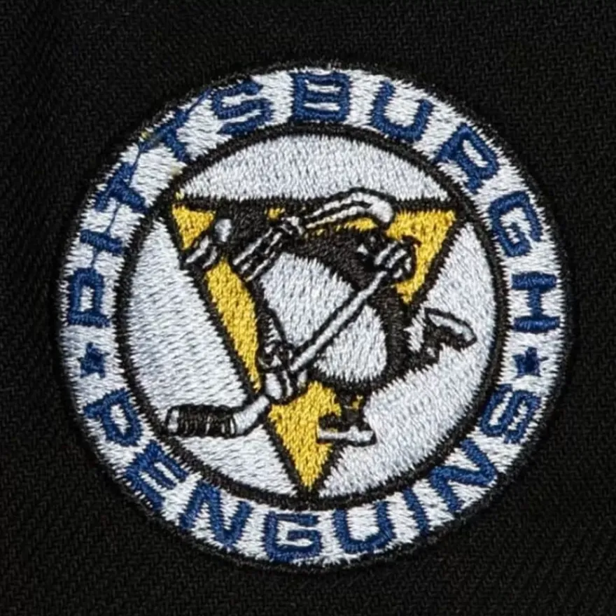 Mitchell & Ness Snapback-Vintage Script Snapback Pittsburgh Penguins