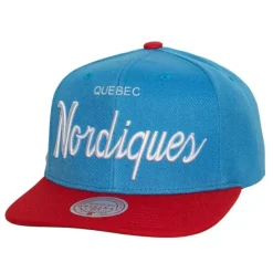 Mitchell & Ness Snapback-Vintage Script Snapback Quebec Nordiques