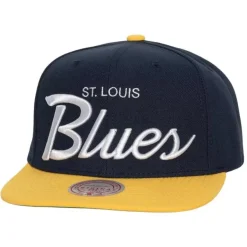 Mitchell & Ness Snapback-Vintage Script Snapback St. Louis Blues