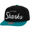 Mitchell & Ness Snapback-Vintage Script Snapback San Jose Sharks