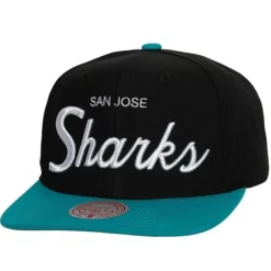 Mitchell & Ness Snapback-Vintage Script Snapback San Jose Sharks